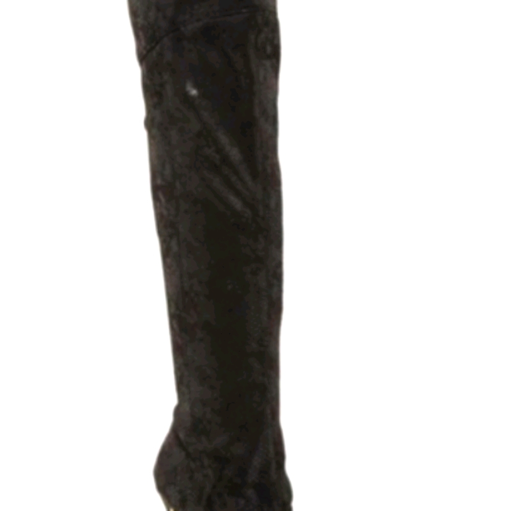 Guess knee high all over lace boots